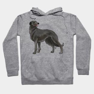 Dog - Scottish Deerhound - Black Hoodie